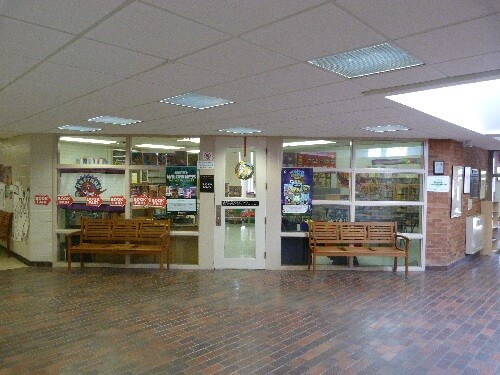 Picture of the St. Charles Garnier Catholic Elementary School library